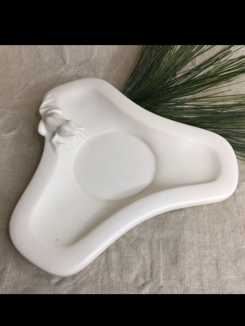 Rookwood Art Pottery Art Deco Triangle Frog Dish Stamped Marked 1934